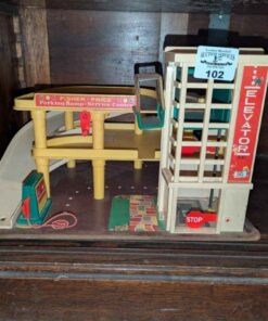 Vintage Fisher Price Parking ramp and Service Centre