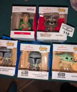 Hallmark collectible Star wars & Guardians of the Galaxy ornaments