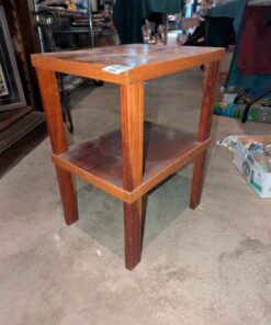 Tiered Wooden Side Table