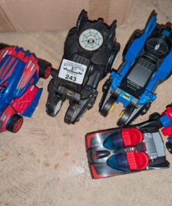 Spiderman and Batman cars