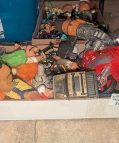 Troll Baby, Scooby Doo, A&W Root Bear and assorted action figures