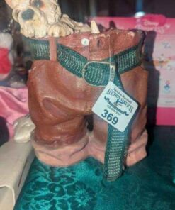 Pup in pants planter
