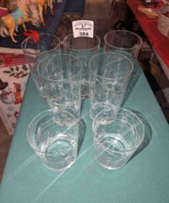 Drinking Glasses with Frosted overlay