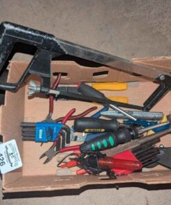 Hacksaw, Hex keys, Wire cutters, etc