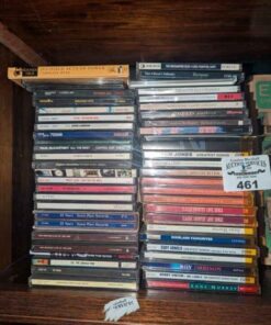 Meat loaf, John Lennon, Tom Jones, country music, etc CDs