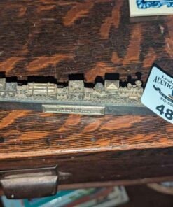 Canada Genuine Rail spike and statue