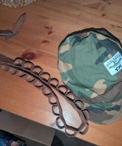 Camo cap and Ammunition belt