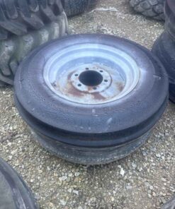 Pair of 3 rib 6.00 16 on 6 bolt rims
