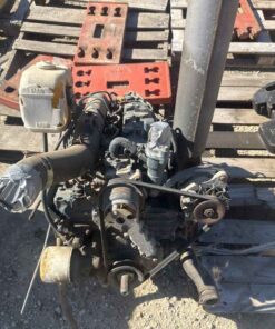 Kubota v1512 diesel engine running