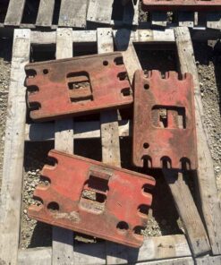 Case 30 series front weights x3