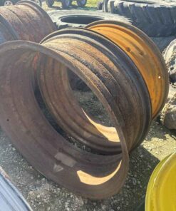 Pair of 14x38 double bevel rims