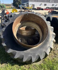 Pair of 20.8 38 tires on dual rims