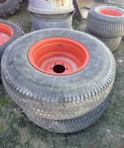 Pair of Kubota tires with wheels 6bolt , 355/80/20 turf