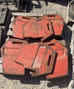 Case front suitcase weights x10