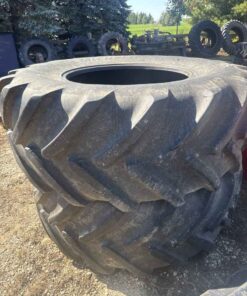 Pair of Michelin 710/70R38 tractor tires