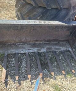 67in skid steer quick tach manure fork