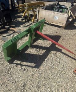 Unused skid steer quick tach bale spear