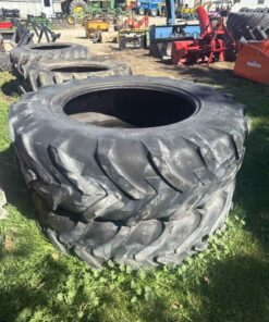 Pair of 420/85R34 tired Michelin