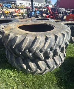 Pair of 20.8 R38 Firestone 23 degree tires