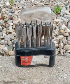 Set of wood drill bits