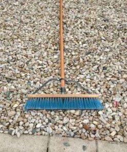 Blue bottom Barn broom small