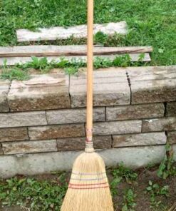 Corn broom red