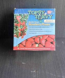 Topsy turvy strawberry planter