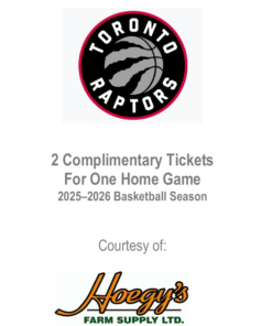 Toronto Raptors - 2 Tickets