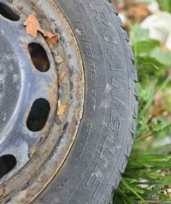 Tire on rim