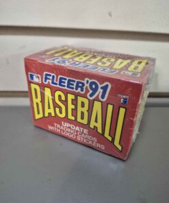 Complete set fleer 91 baseball cards