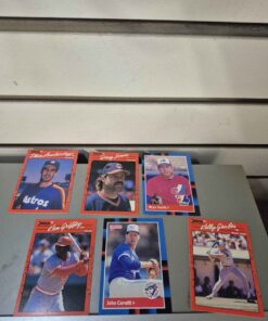 6 DONRUSS baseball collector cards..... INCLUDING KEN GRIFFEY.