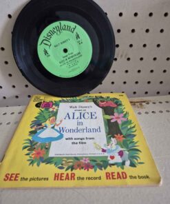 Vintage Alice in Wonderland record and read along book