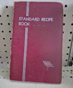 Vintage standard recipe book by New York ....New Haven and Hartford railway companies