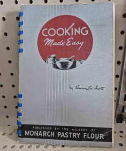 Vintage monarch pastries cookbook