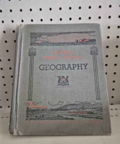 Vintage geography book
