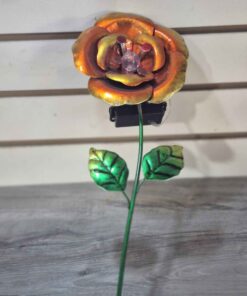 Floral solar light