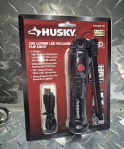 Husky folding rechargeable magnetic base work light