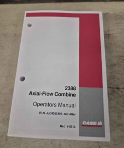 Case iH 2388 axial flow combine operators manual