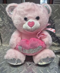 Pink kisses Teddy