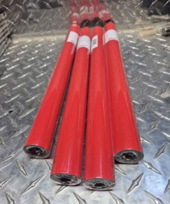4 rolls red wrapping paper