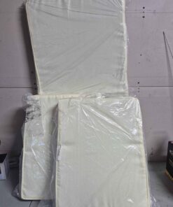 Qty 3 pale yellow cushions