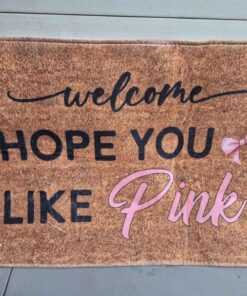 Welcome hope you like Pink mat