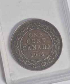 1916 Canadian 1 cent coin