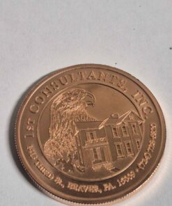 1 oz .999 fine cooper coin