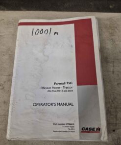 Farmall 75C operator's manual