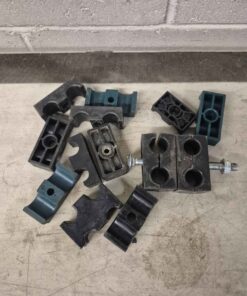 Hydralic hold down hose clamps