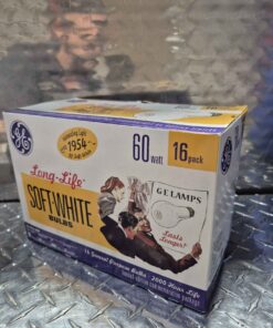 Limited edition comenarative took package of 16 general electric light bulbs