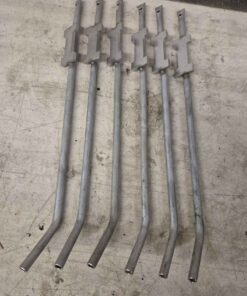 Qty 6 Stainless tubes