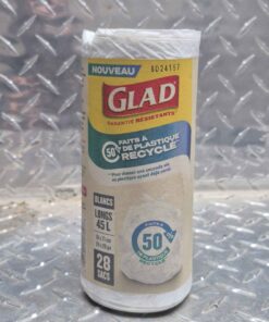 Glad roll of 28 garbage bags