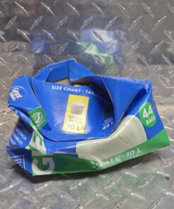 Pack of 44 green garbage bags 10 L distress packaging